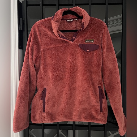 L.L. Bean Jackets & Blazers - L.L. Bean Fluffy Terracotta Fleece